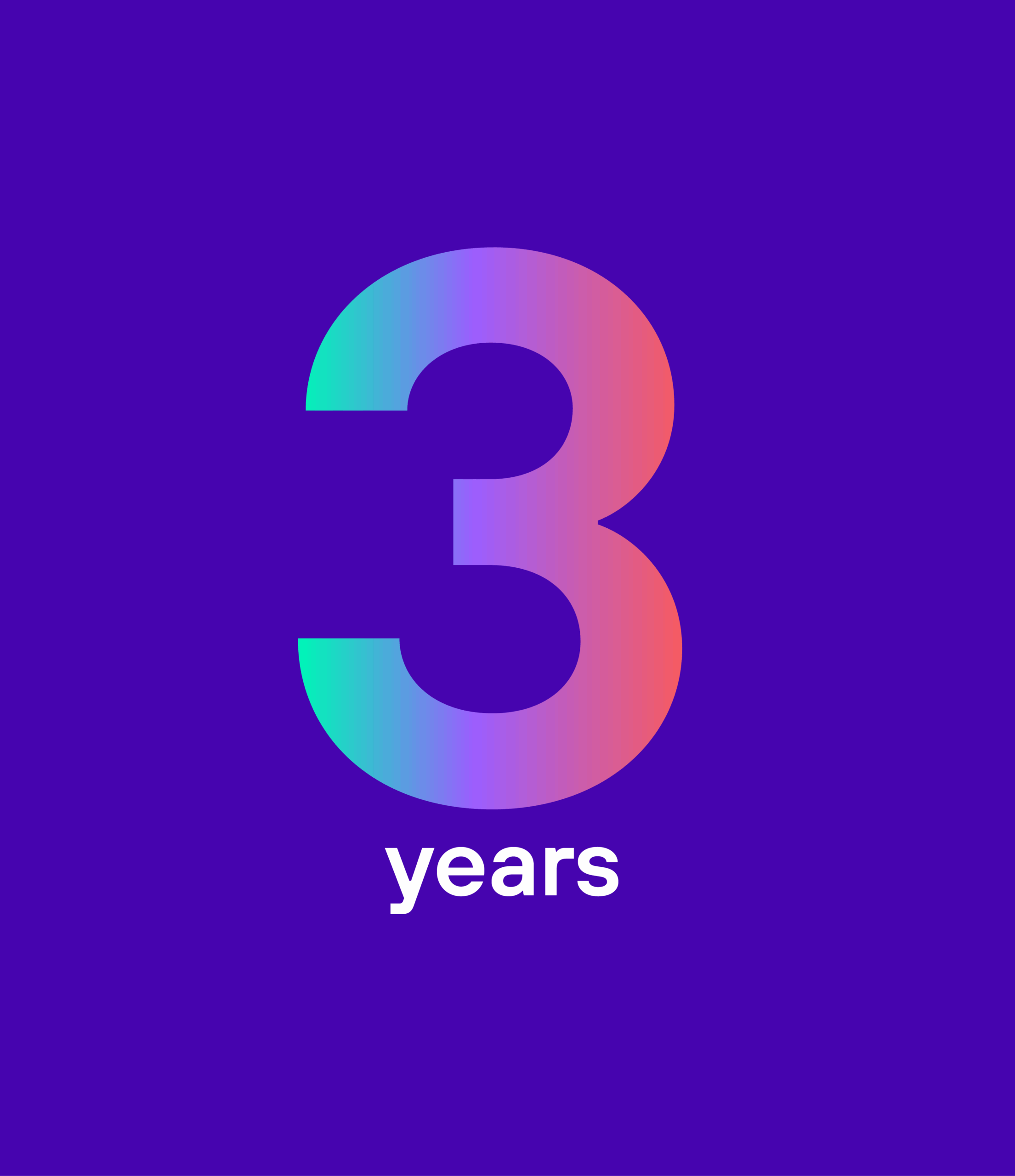 3 year deposit